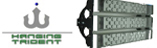 Hanging Trident Logo Button